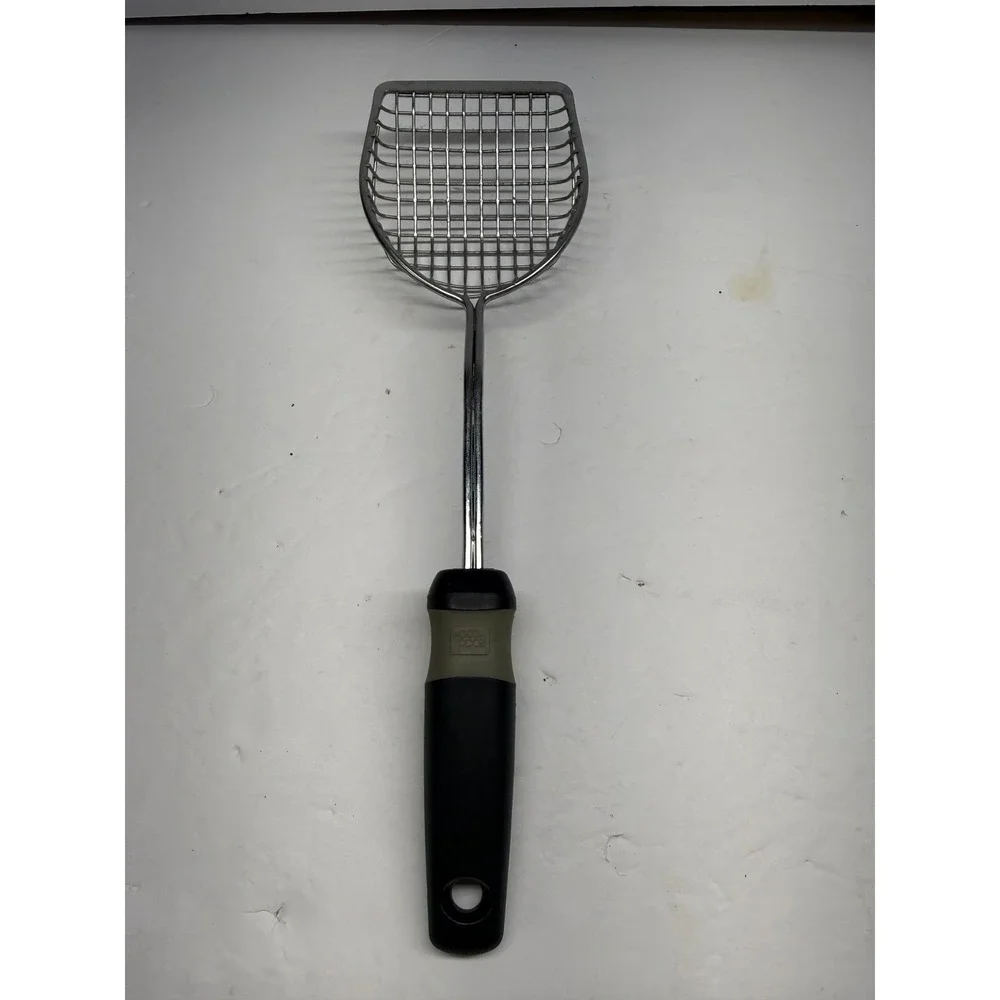 Good Cook Spider Strainer Stainless Steel Wire Skimmer Soft Grip Handle Black